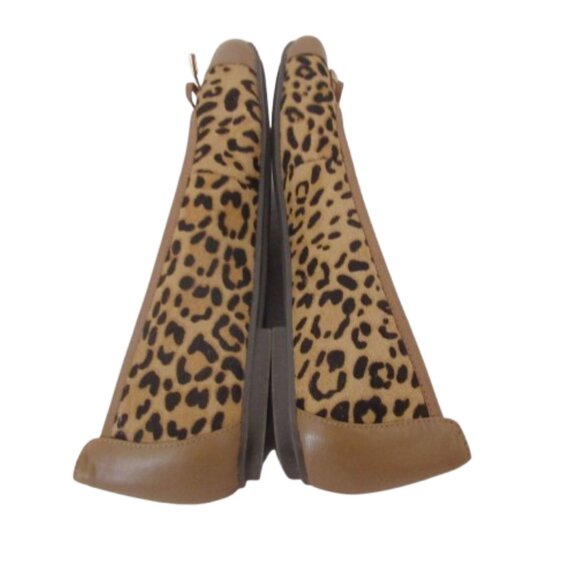 Vionic Minna Leopard Calf Hair Ballet Flats Size 9M With Bow Accent - Picture 5 of 6